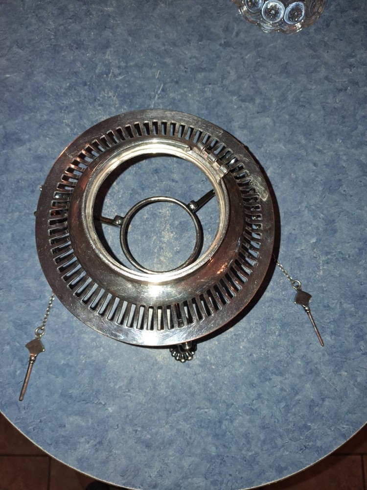 Antique Candle Stick Holder Silver Plate
