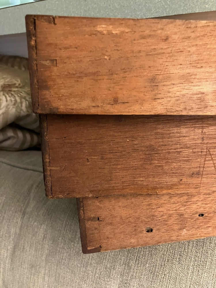 salesman empire sample antique chest