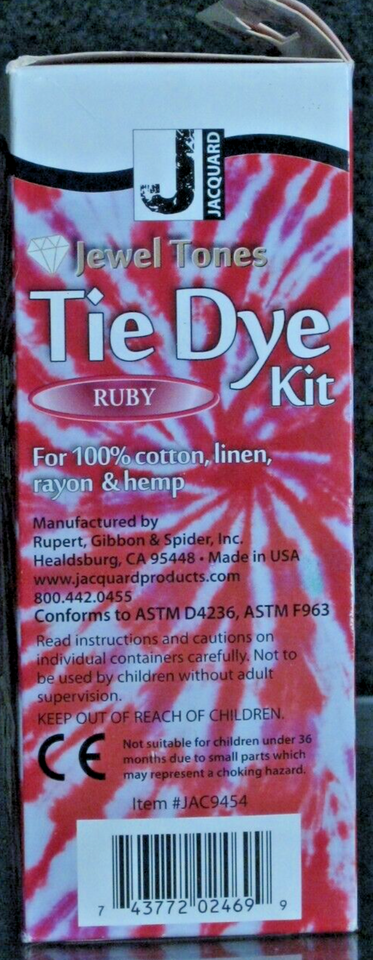 Jacquard's Ruby Tie Dye Kit