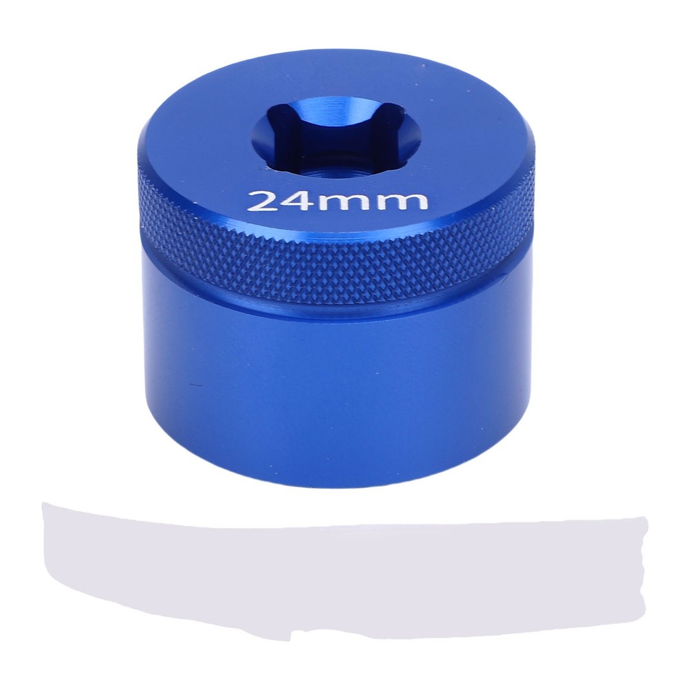 Bike Front Fork Cap Socket Tool 24mm Hex Suspension Fork Air Chamber Cap Socket