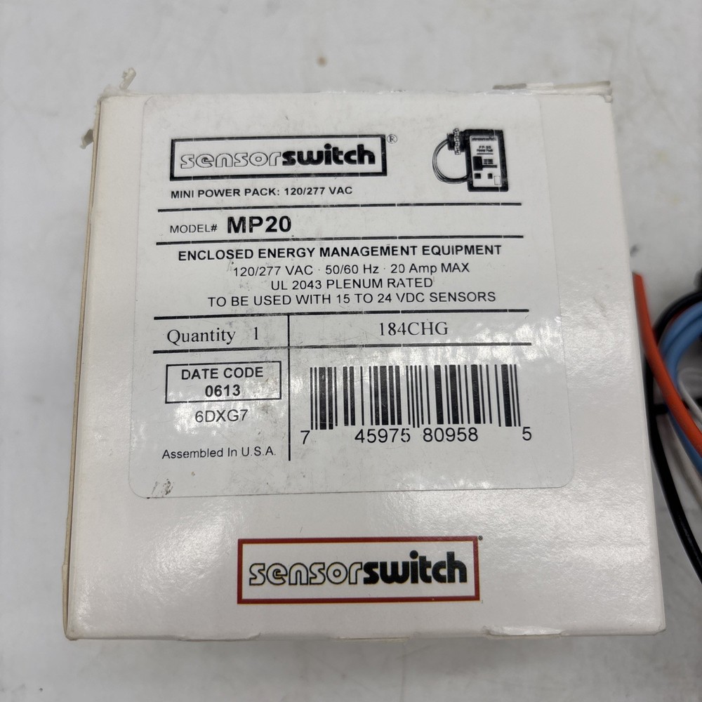 Sensor Switch Lighting Mini Power Pack MP20 120v 277v