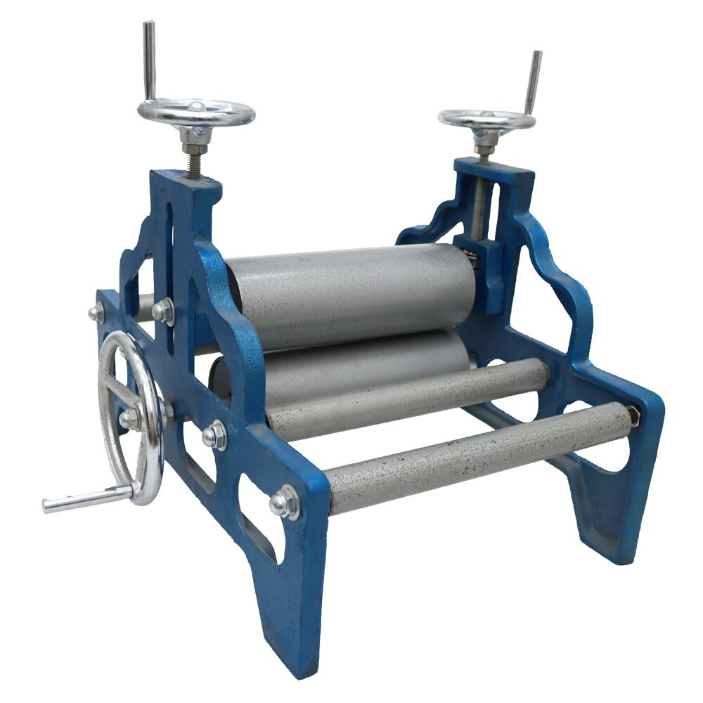 Manual Slab Roller Printmaking Machine Tabletop Adjustable No Shims Tool