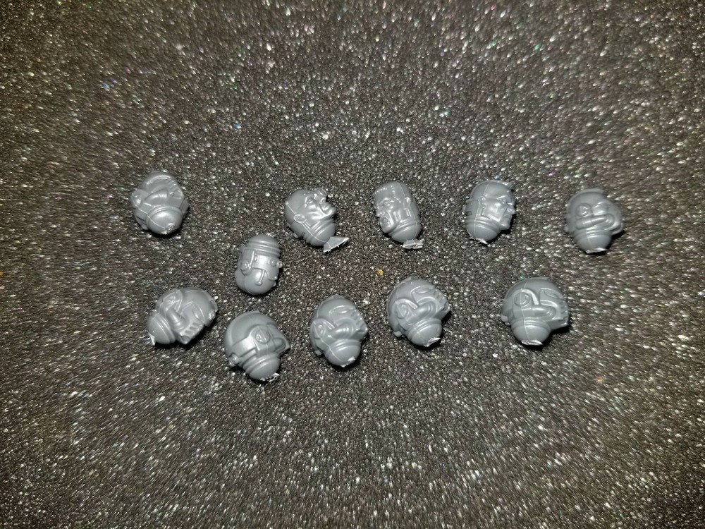 Primaris Space Marine Intercessor Head Bits A 40k