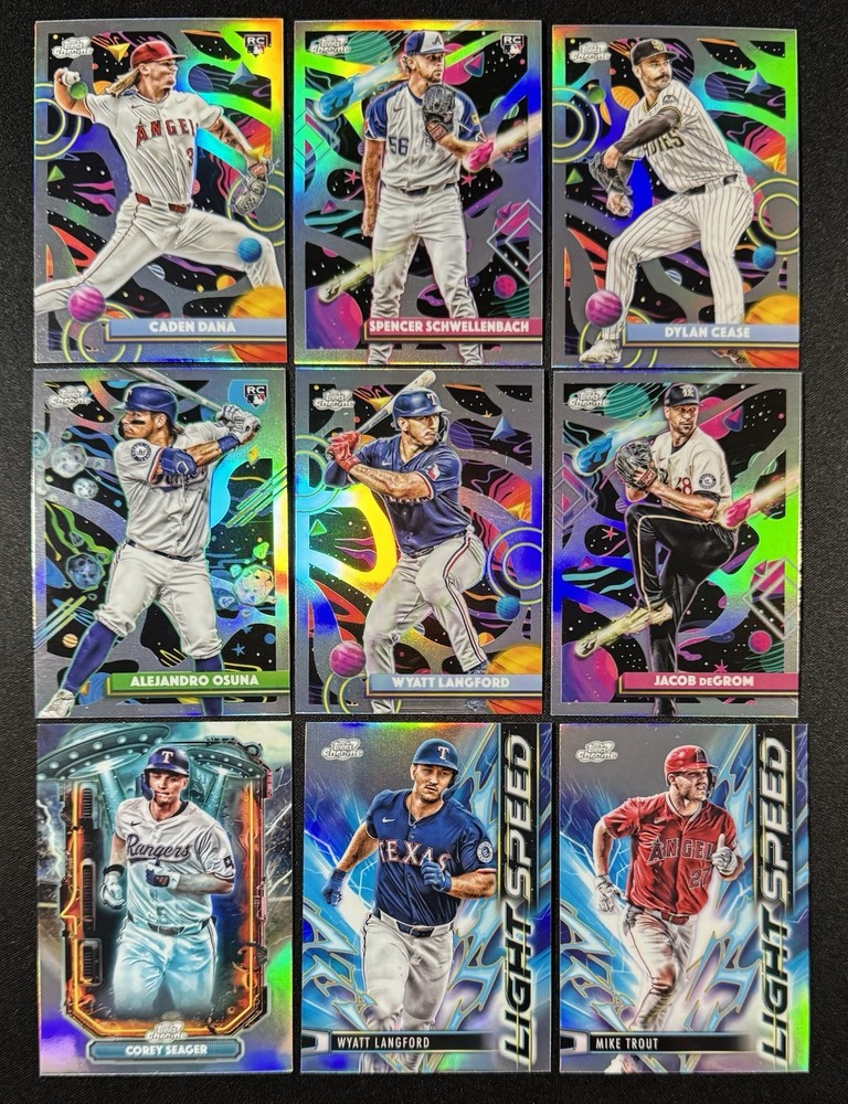 2025 Topps Chrome Cosmic - Base, Inserts, Refractors & Nucleus (You Pick)