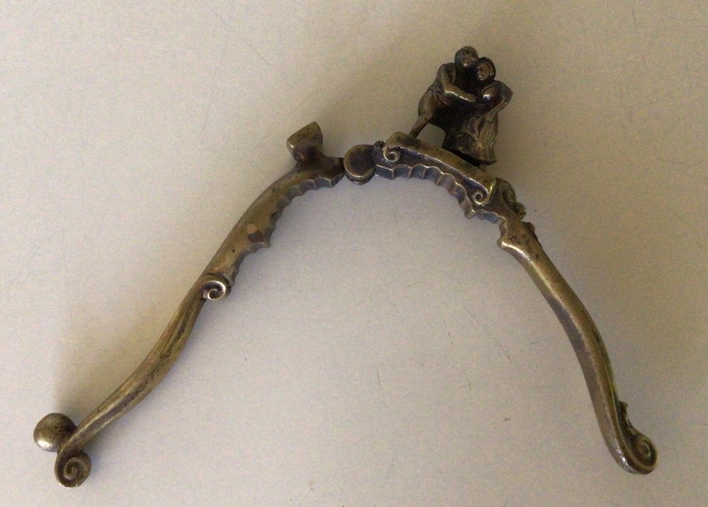 Vintage SOLID BRASS NUTCRACKER ~ Made In England