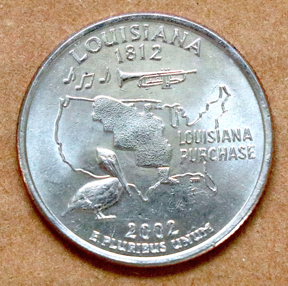 2002 P Louisiana State Quarter