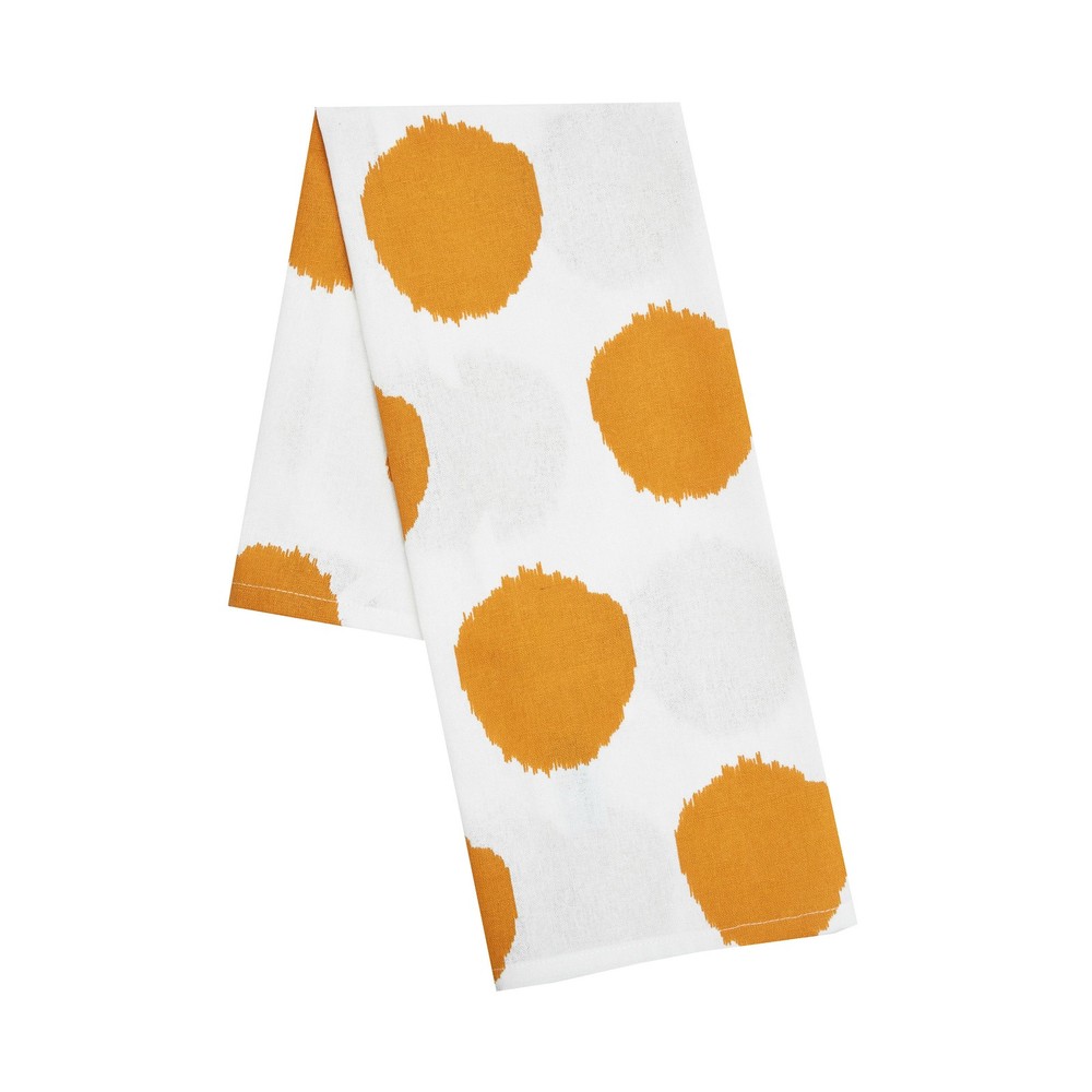 Ochre Dot Towel