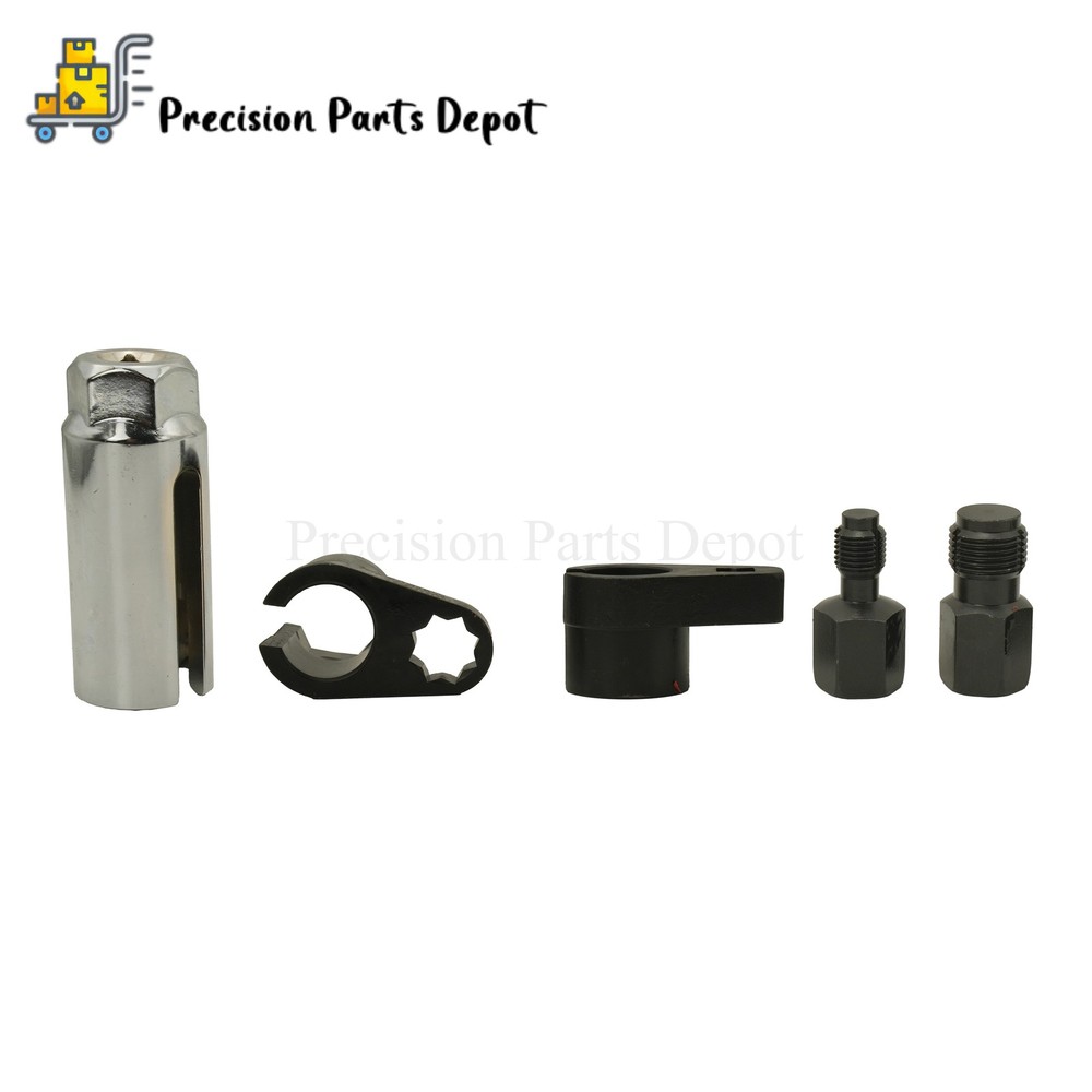 5PCS O2 Oxygen Sensor Socket Thread Chaser O2 Sensor Wrench Removal Tool Kit Set