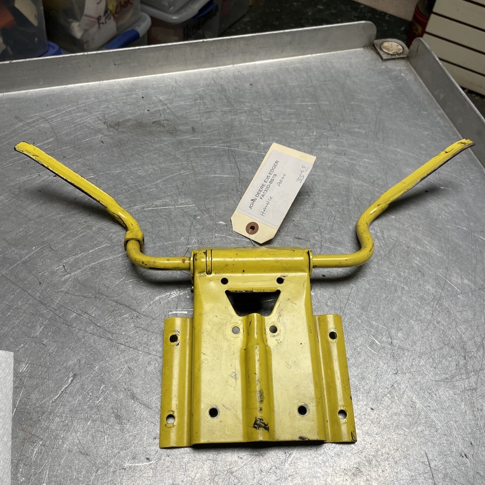 OEM GOOD USED JOHN DEERE E35 EDGER HANDLE ASSEMBLY