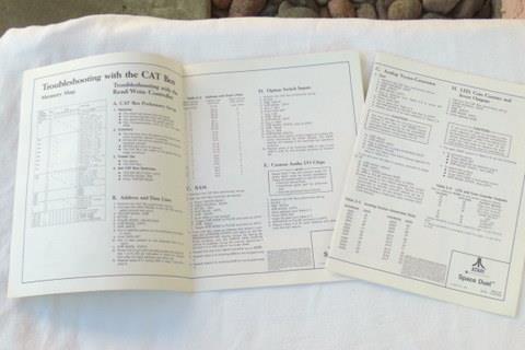 Vtg ATARI Space Duel Operation Maintenance Manual Schematic Package Supplement