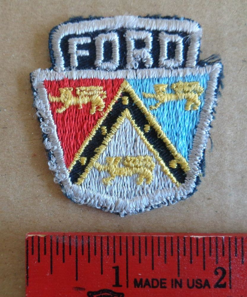 FORD SHIELD UNIFORM PATCH 2 X 2 - ORIGINAL VINTAGE!
