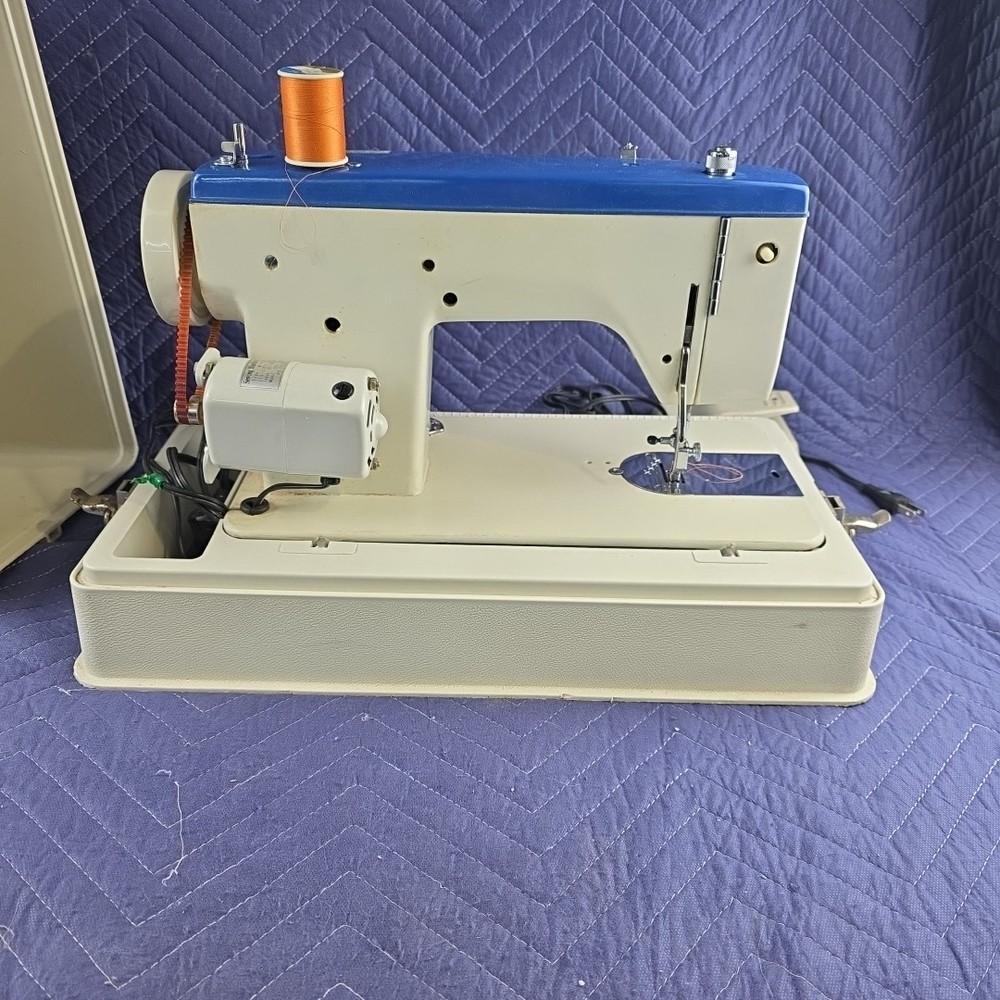 Vintage Dressmaker Sewing Machine, Tested Working, with Case