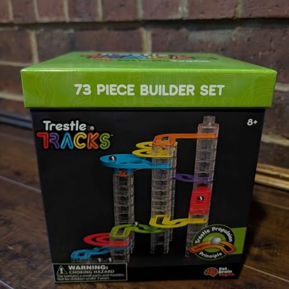 Trestle Tracks Builder Set 73 Piece Set STEM Engineering Toy EUC