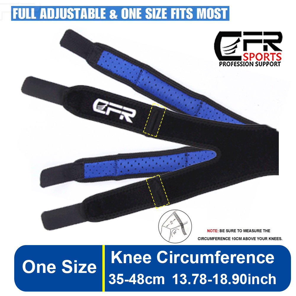 Knee Pain Relief & Patella Stabilizer Knee Strap Brace Support Arthritis Joint