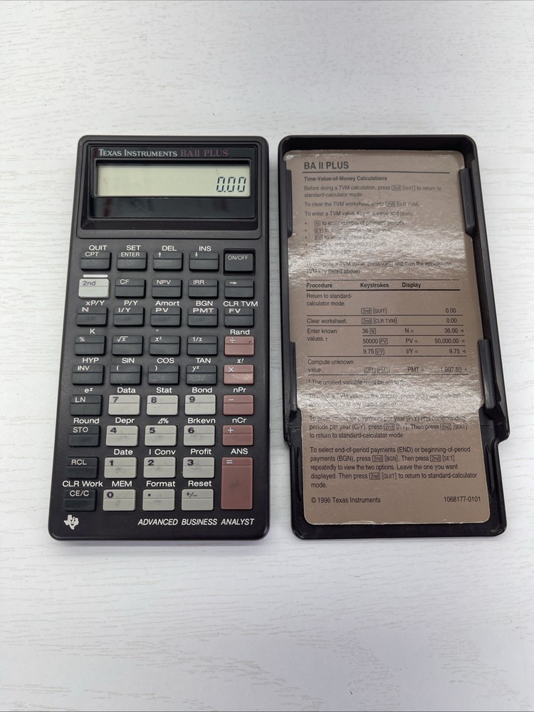 Texas Instruments BA II Plus Professional Advanced Business Analyst Calculator