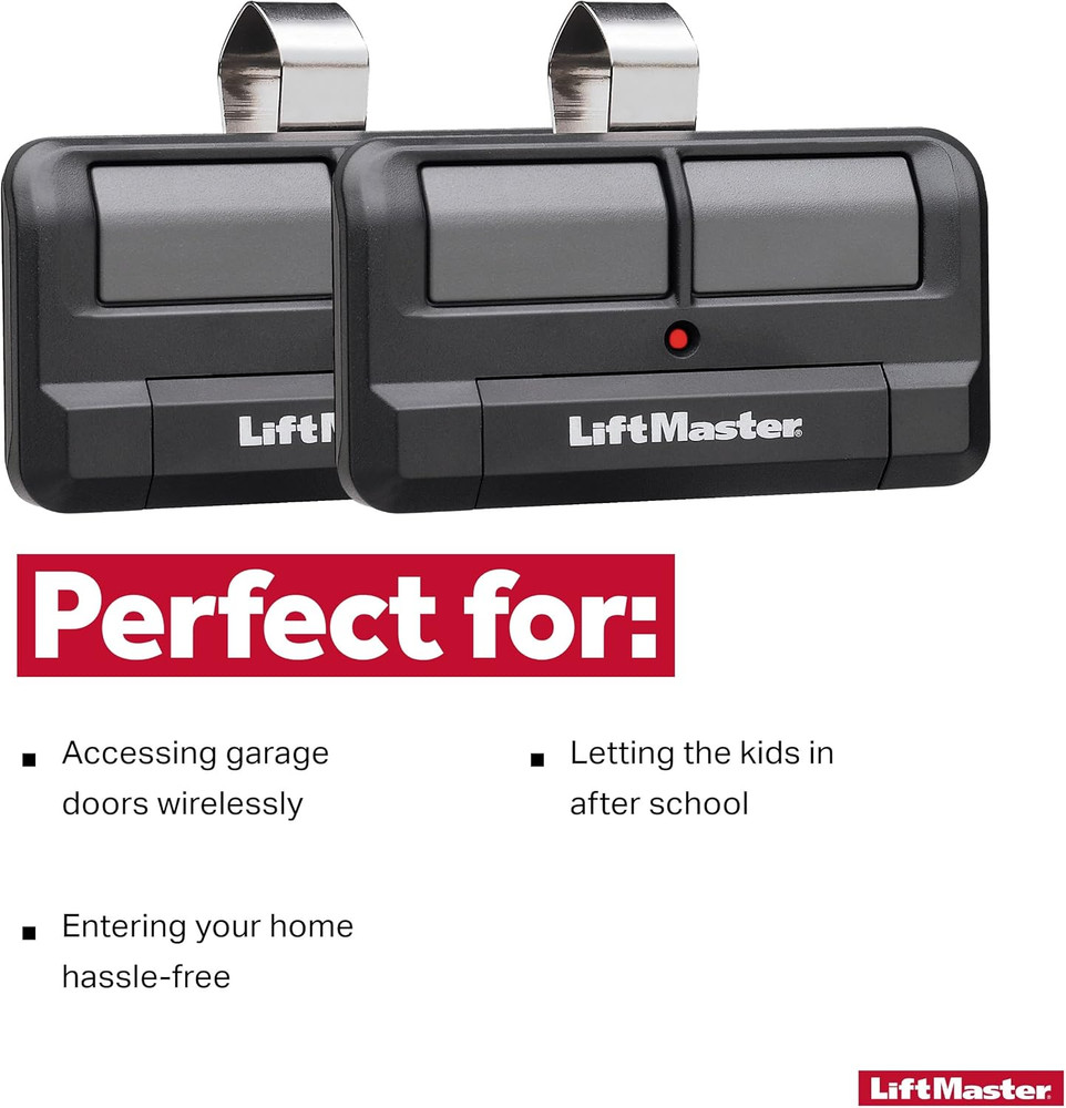 892LT Two-Button Security+ 2.0 Learning Garage Door Opener Remote Control - C...