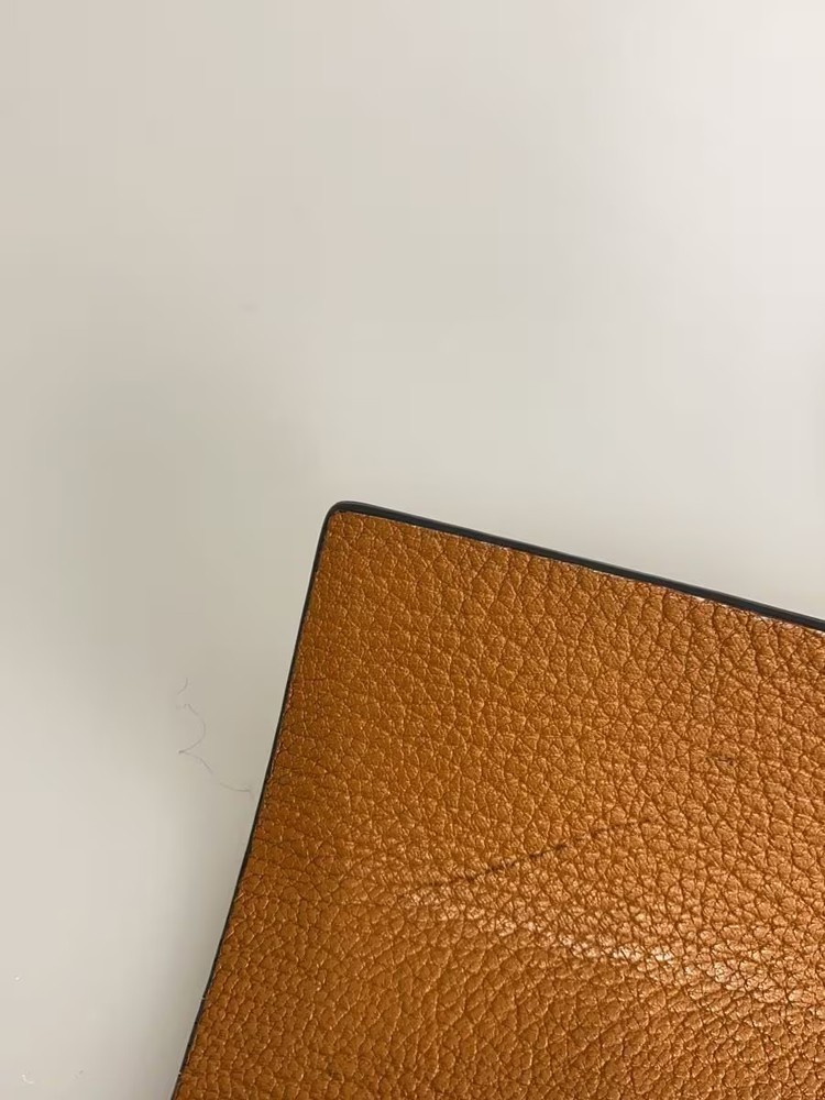 Chloe CML Leather Long Wallet, Plain, Women's