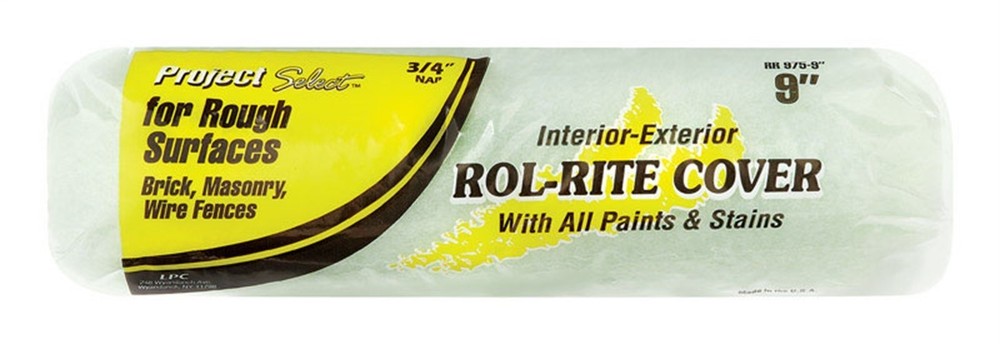 Project Select Rol-Rite Polyester 3/4" Regular Paint Roller Cover (12-PACK)