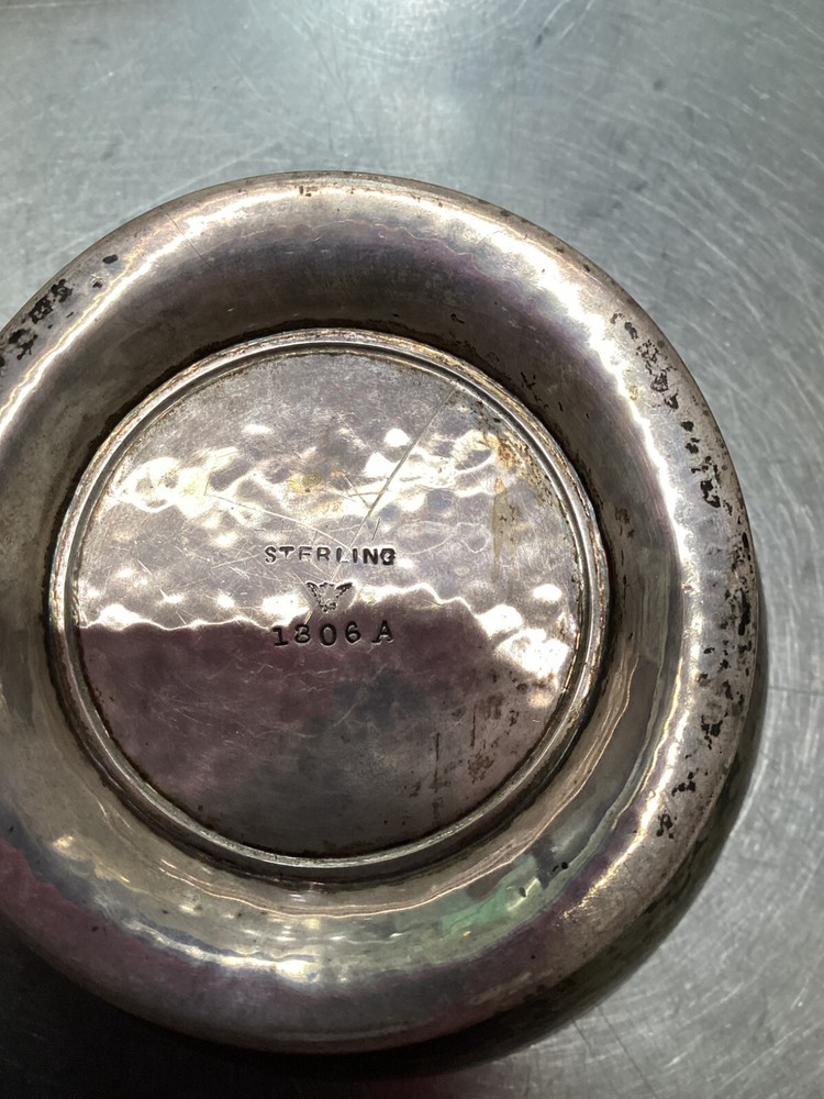 Vintage Sterling Silver Water Bowl 101.5 Gram