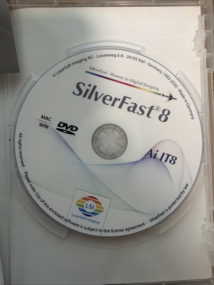 SilverFast Ai IT8 Professional Scan Software Version 8