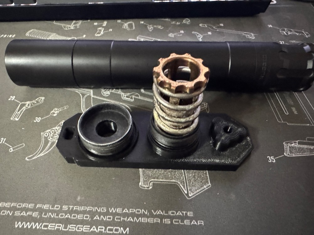 Rugged Obsidian 9 45 Multi Tool Wrench Front End Cap Piston Tri Lug