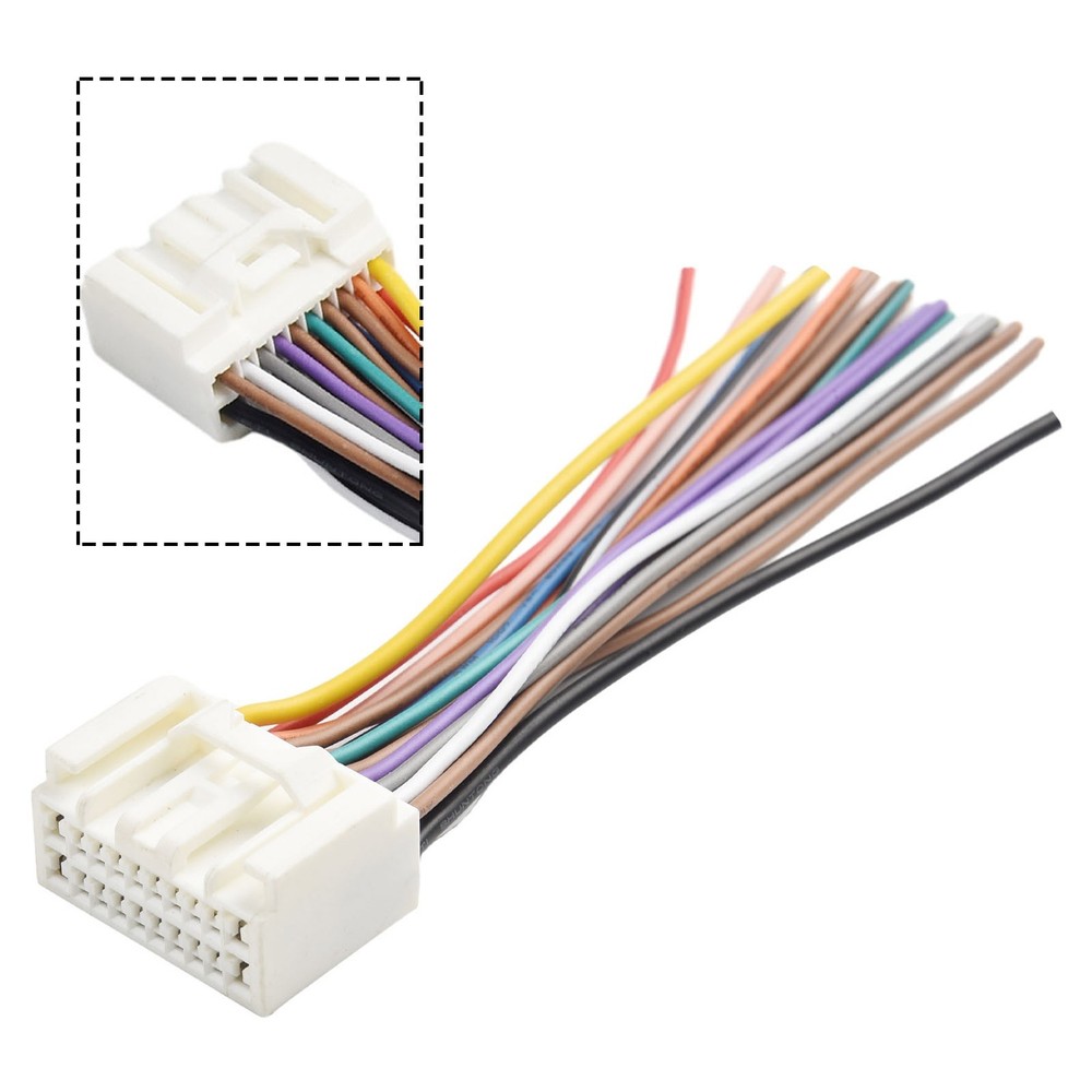 Radio Cable Adapter ABS+copper Wire High Quality For Outlander 2007-2014