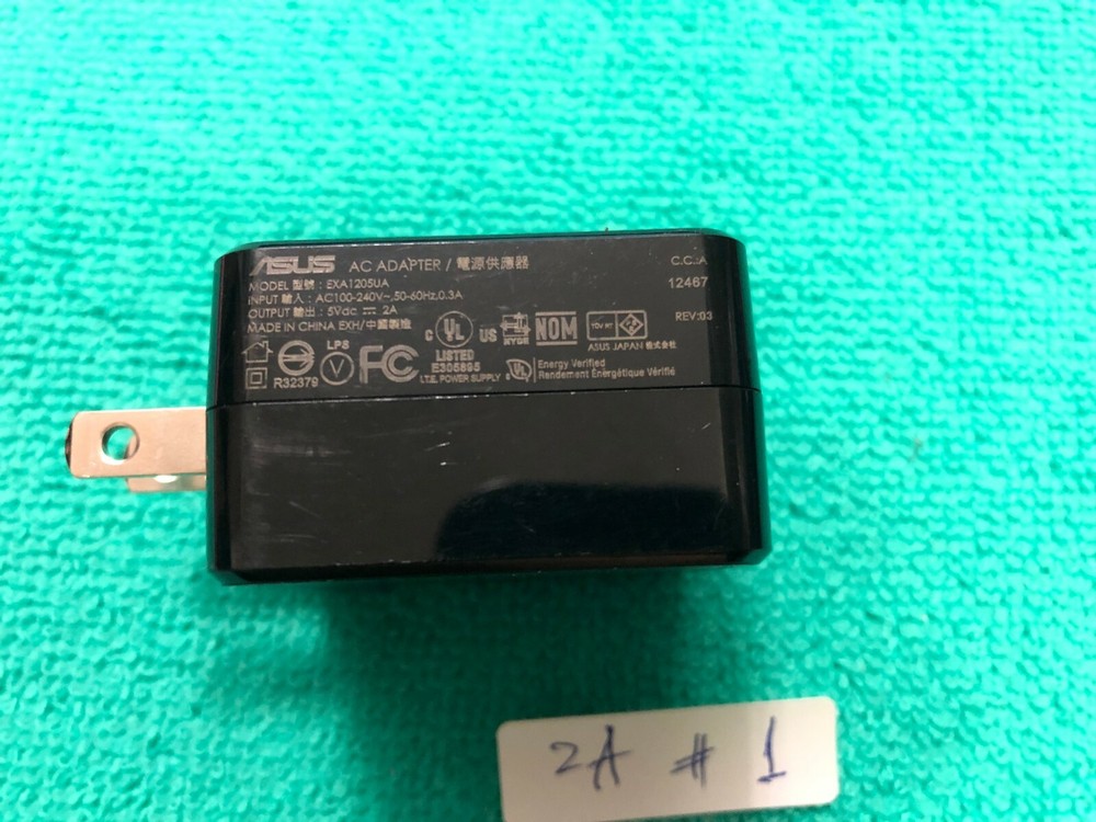 2 pcs ASUS USB AC ADAPTER CHARGER EXA1205UA 5V 2A ORIGINAL