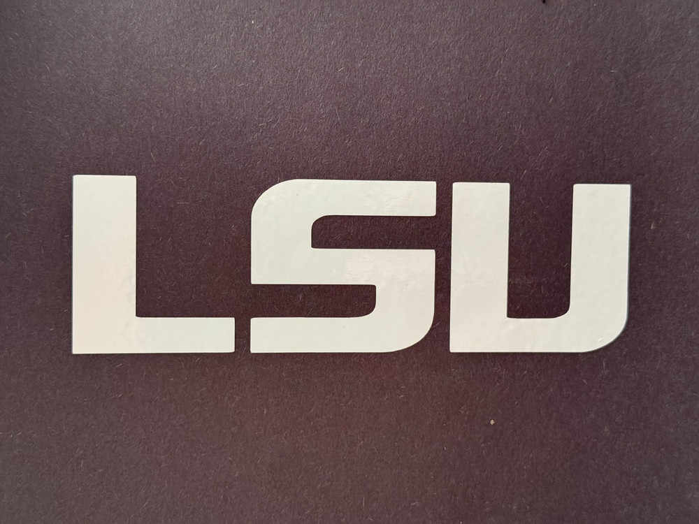 NCAA LSU TIGERS VINYL STICKER DECAL