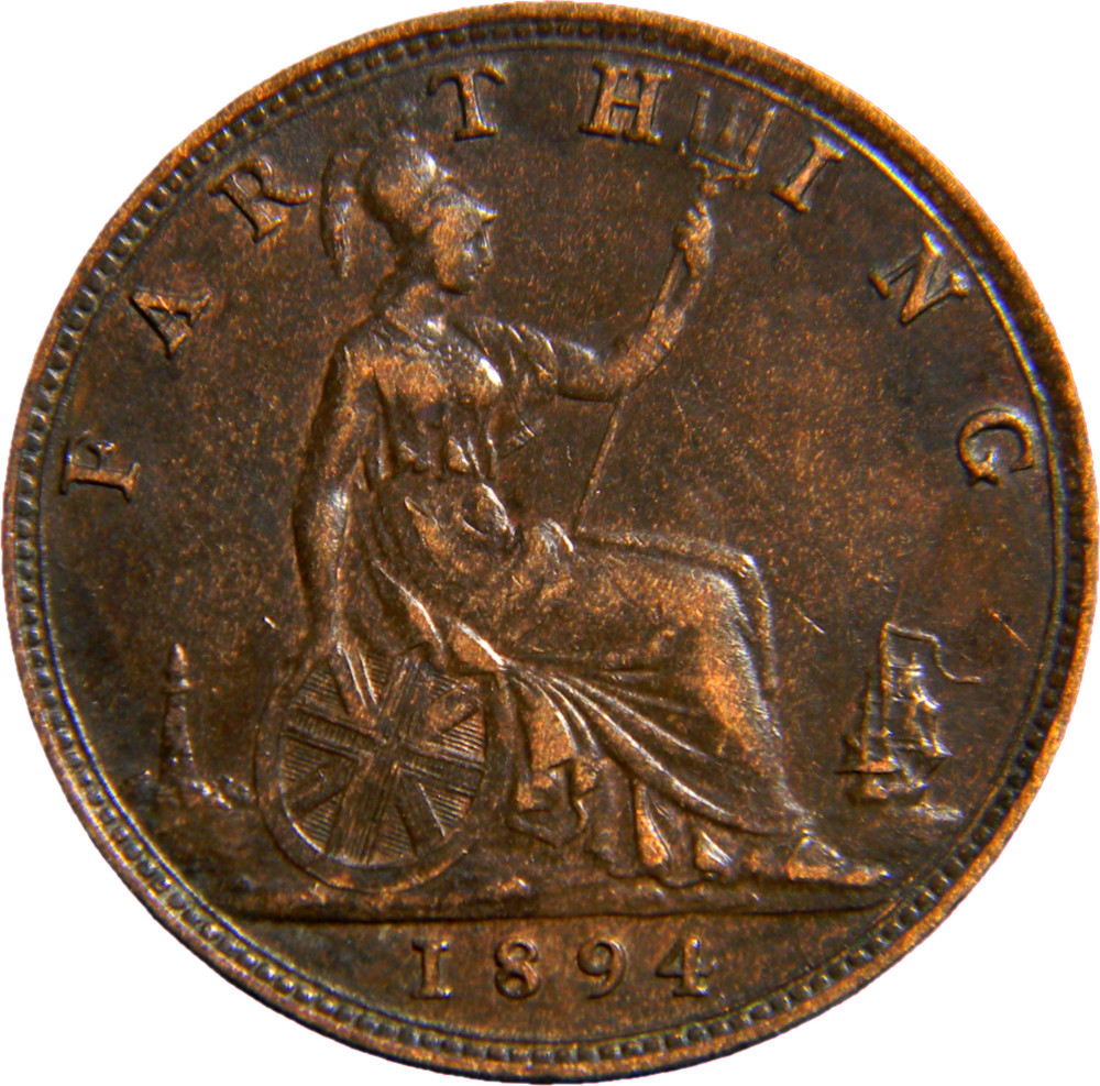 Great Britain 1894 Farthing (04952)