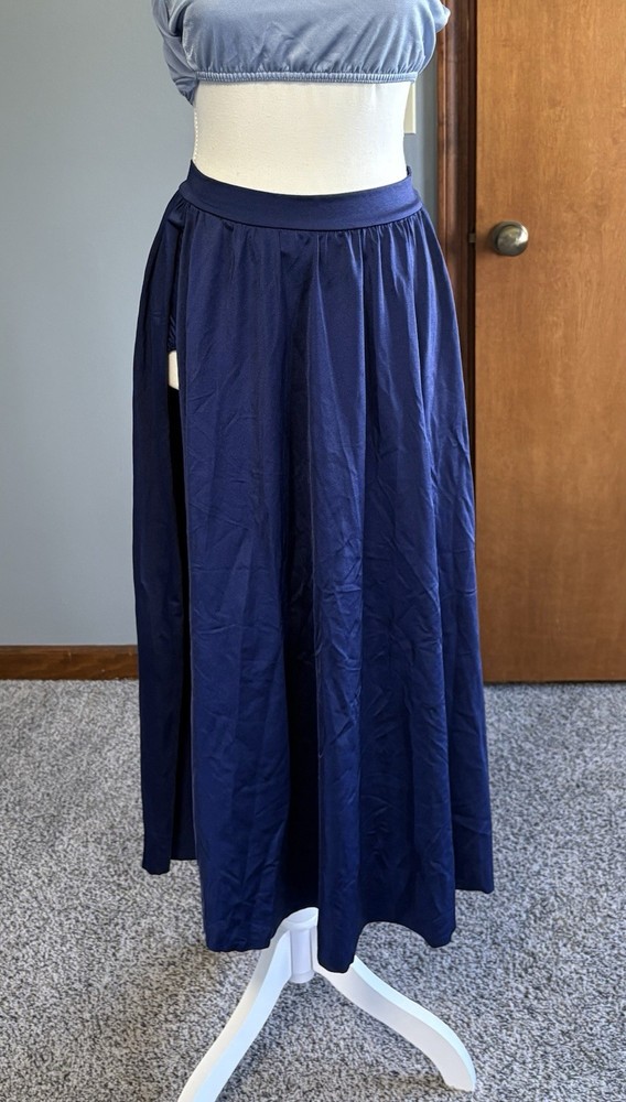 Kelle Women’s Lyrical Side Panel Blue Dance Skirt. Worn Once. Size Medium
