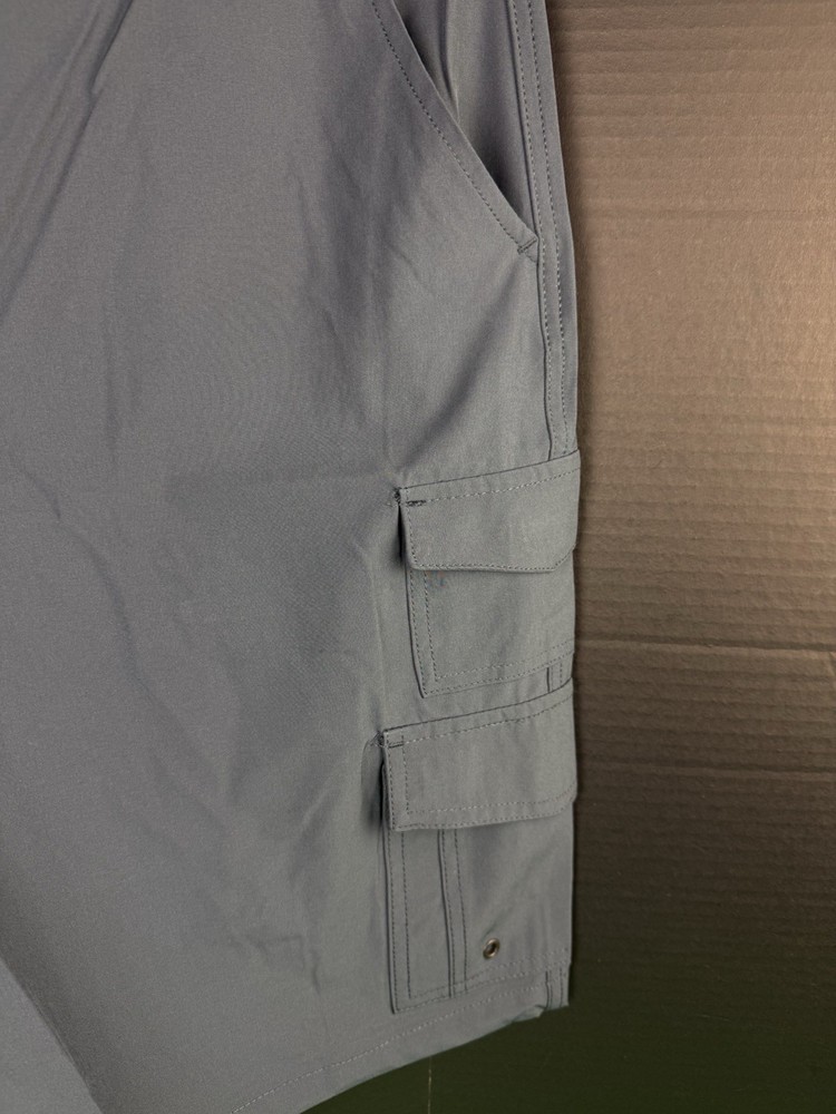 Iron Co Men's Stretch Tech Short Size 34 Blue