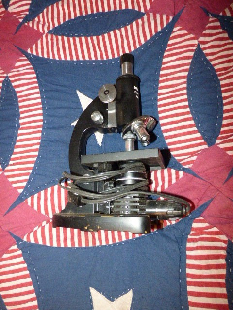 VERY GOOD USED UNITRON PHASE MPH LIGHTED MICROSCOPE