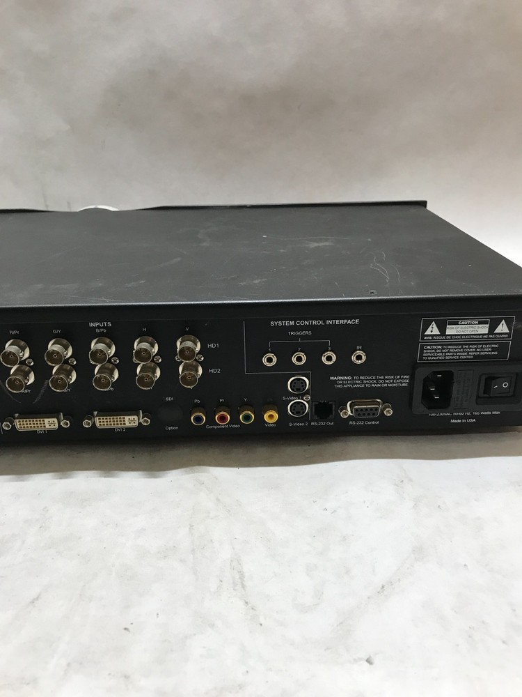 Runco VX2c DHD Projection Processor POWERS ON! For Parts UNTESTED SOLD AS IS -DW