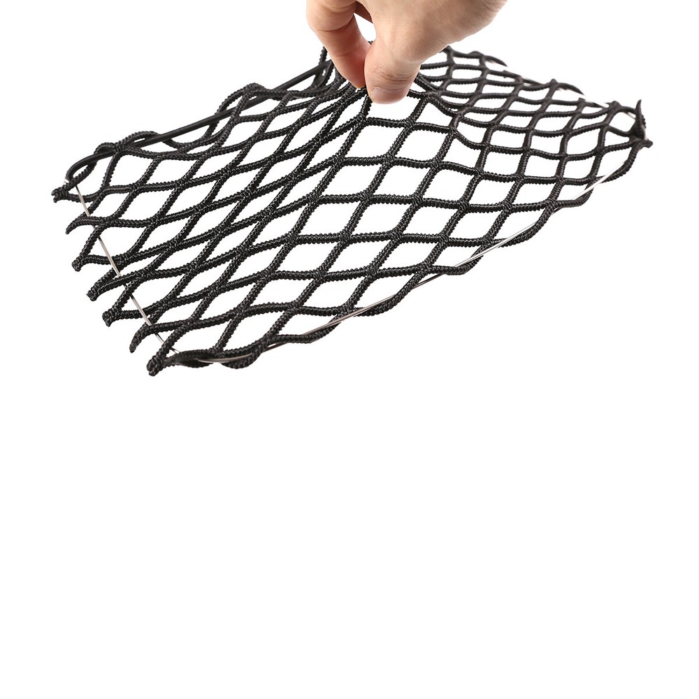 For Smart Fortwo 2009-2015 Trunk Net String Bag Pocket Trunk Side Mesh