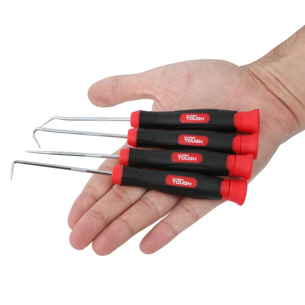 Curved Hook, Complex Hook, 90 Degree Hook Automotive Electrical work 4-Piece