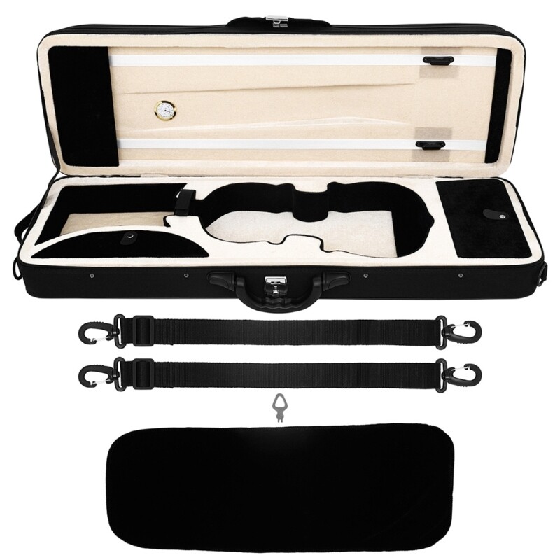 Violin Case with Shoulder Strap and Bows Holders Violin Accessories Storage