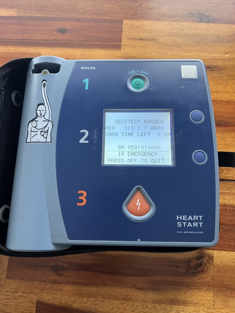 Philips FR2+ Heartstart Automatic External Defibrillator AED FR2+ No Battery 114