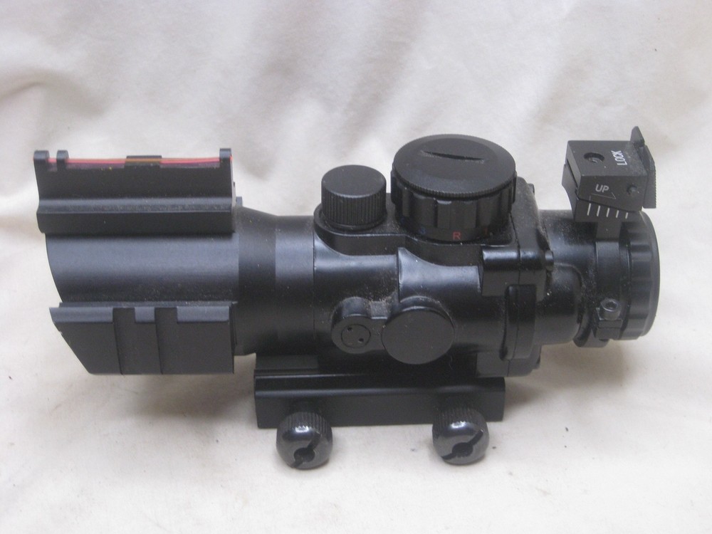 pre-owned sight scope fiber optic optical assist