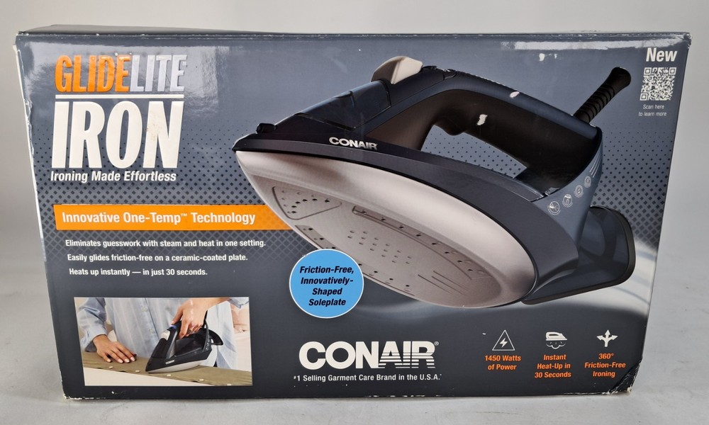Conair Glidelite Iron With One-Temp Technology GI305 *GREAT CONDITION*