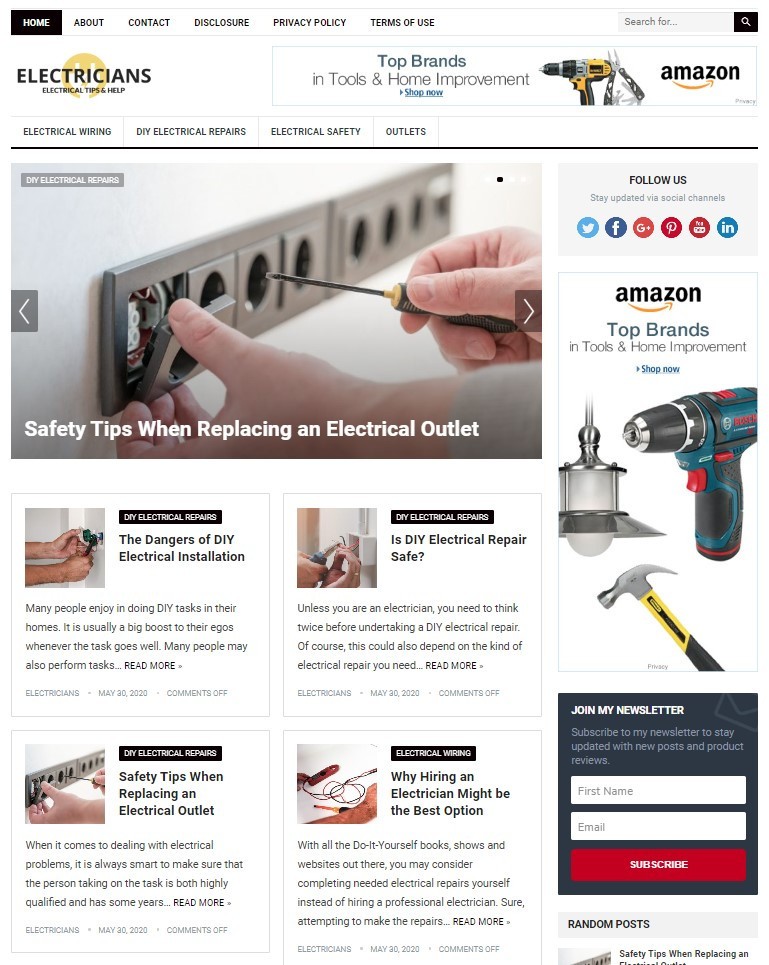 DFY ELECTRICIANS WORDPRESS THEME+FREE SETUP PRE-DESIGNED BANNERS AND ADS