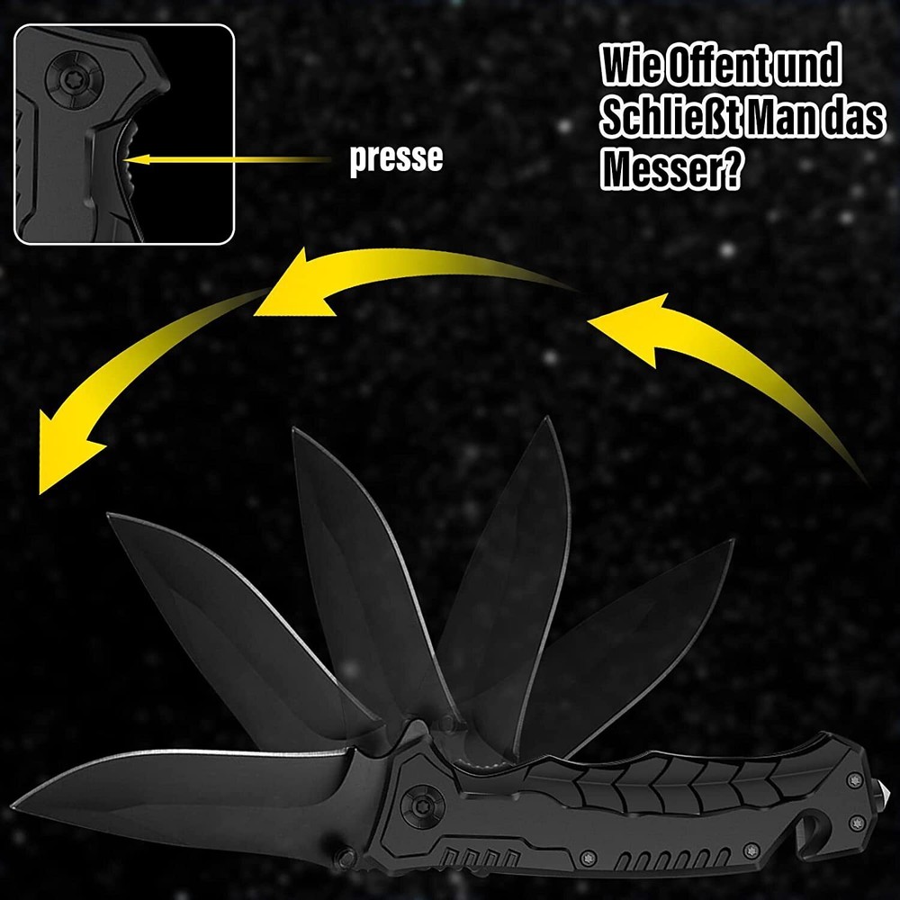 7.9" SPRING OPEN ASSISTED TACTICAL FOLDING POCKET KNIFE EDC Blade Tactical Tool