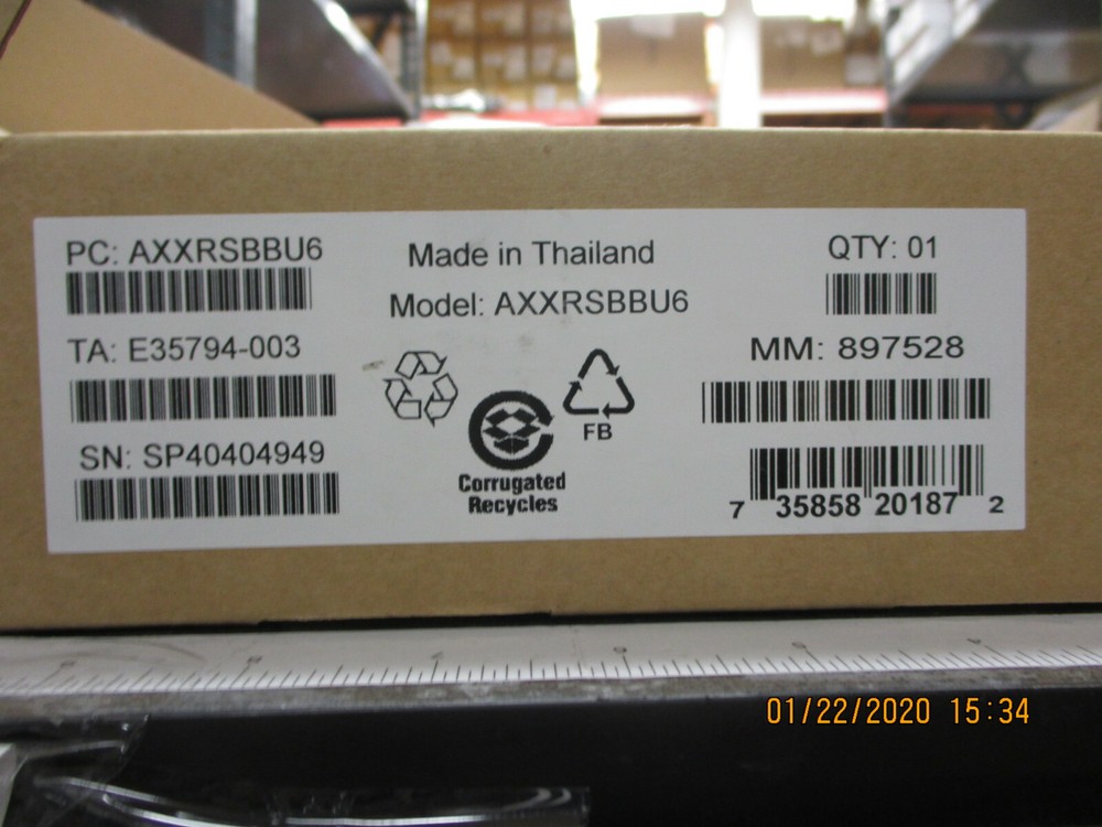 Intel - AXXRSBBU6 - RAID Smart Battery