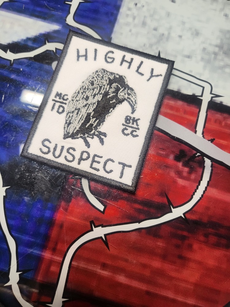 EMBROIDERED HIGHLY SUSPECT ROCK BAND PATCH (Please Read Ad)