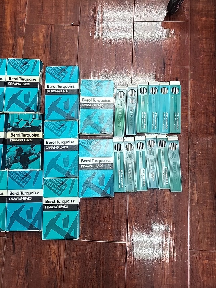 Bundlef Berol Turquoise Eagle Vintage Drawing Leads  USA