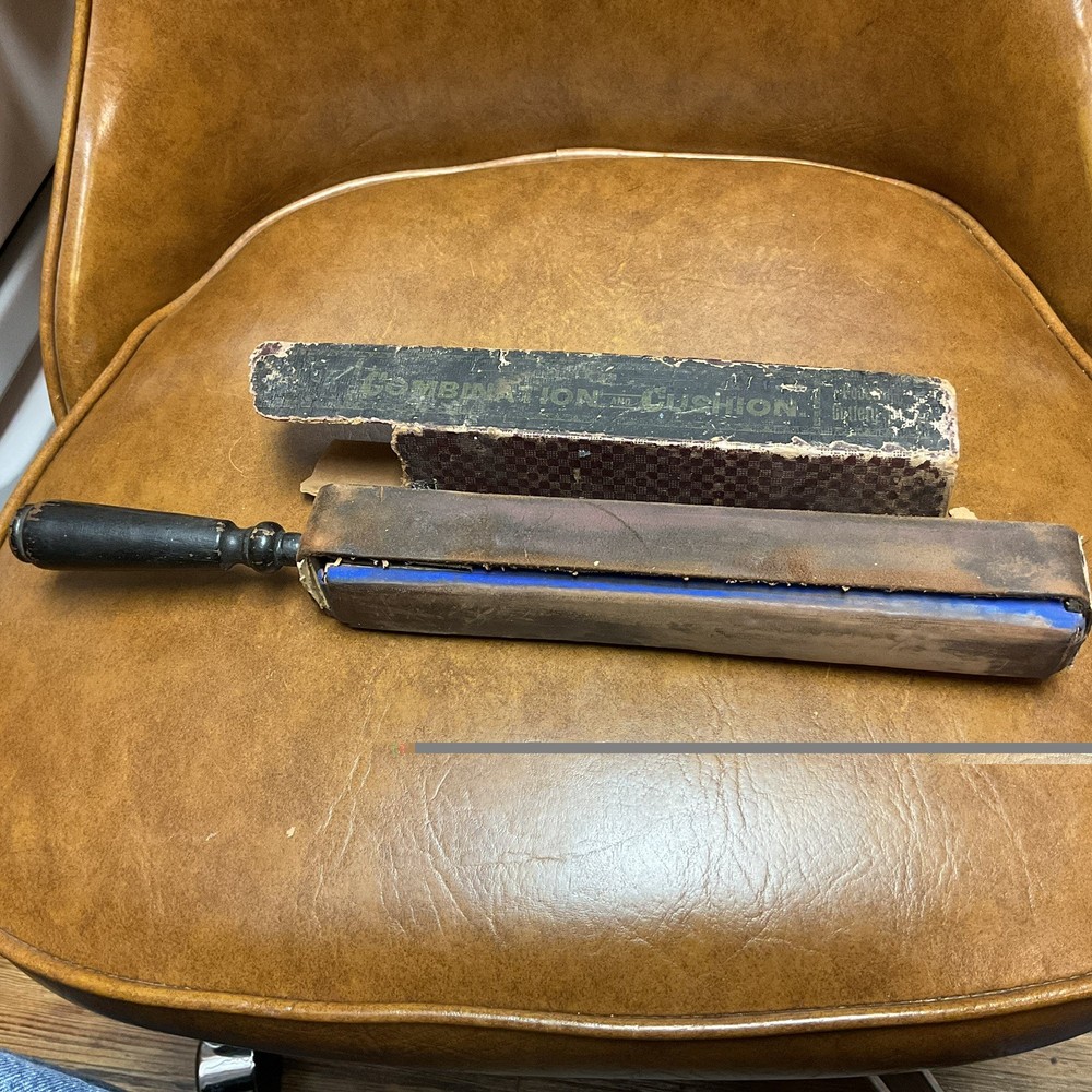 Vintage Combination Razor Strop. With Box