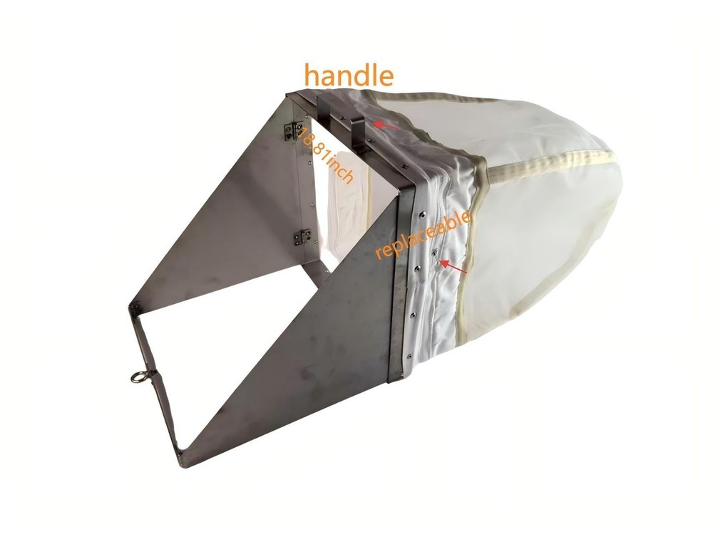 Surber Foldable benthic Animal net; quantitative Sampling benthic net, 304 St...