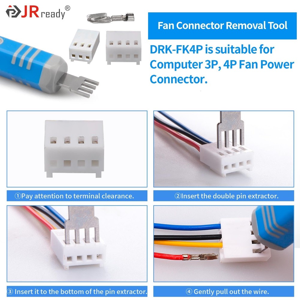JRready ST5253-04 Molex Pin ST5253-04, Removal Tool Kit