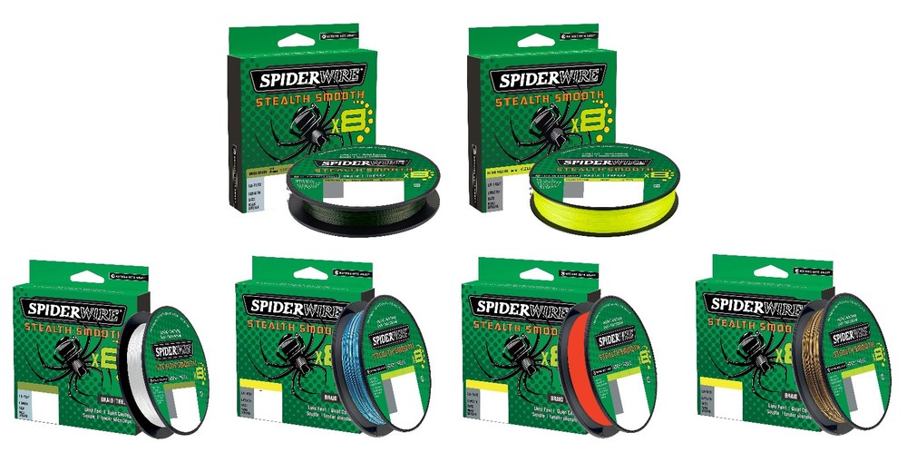 Spiderwire Steath Smooth 8 Braid 150m Spools