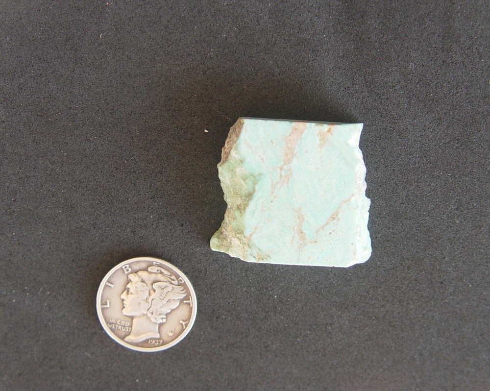 Turquoise stabilized Lapidary Slab 1236