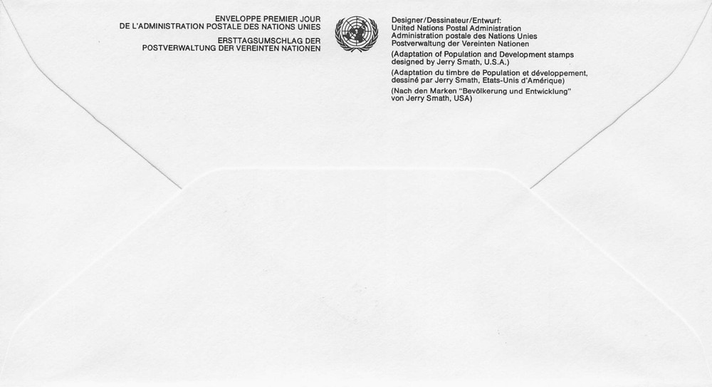 United Nations Geneva 258-259 FDC Population and Development